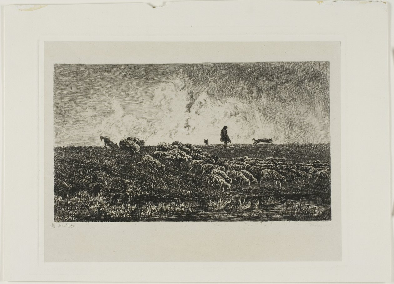 Prysznic autorstwa Charles Francois Daubigny