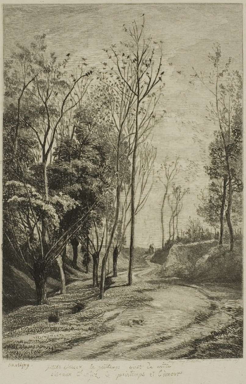 Małe Ptaki autorstwa Charles Francois Daubigny