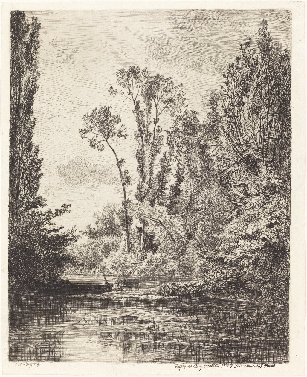 Wyspy Dziewicze w Bezons autorstwa Charles Francois Daubigny