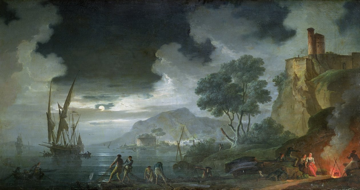 Nieznany obraz autorstwa Charles Francois Lacroix de Marseille