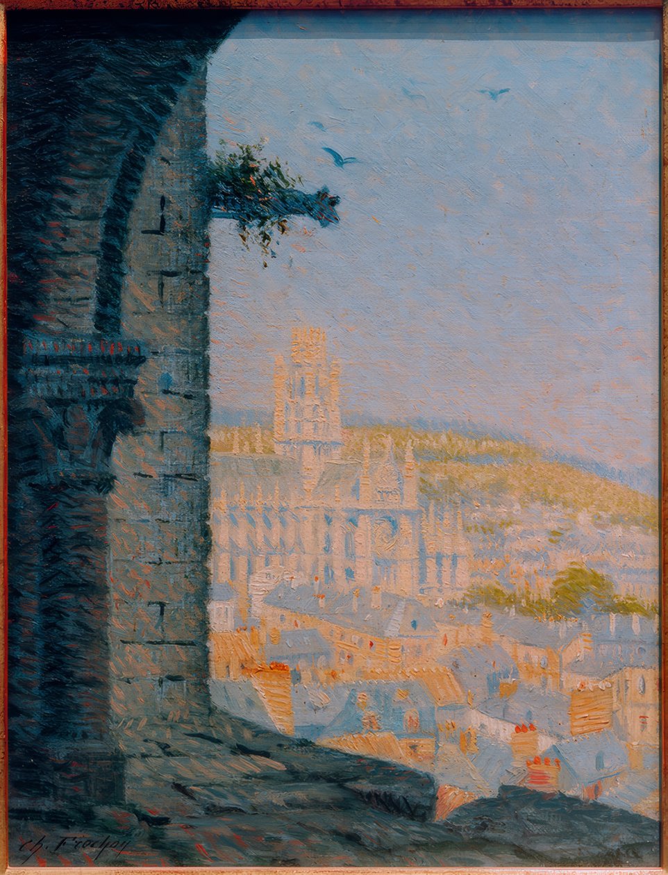 Kościół opactwa Saint-Ouen autorstwa Charles Frechon