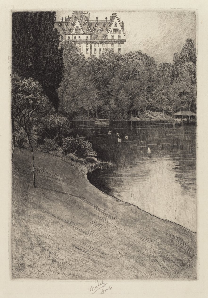 Trochę Central Parku autorstwa Charles Frederick William Mielatz
