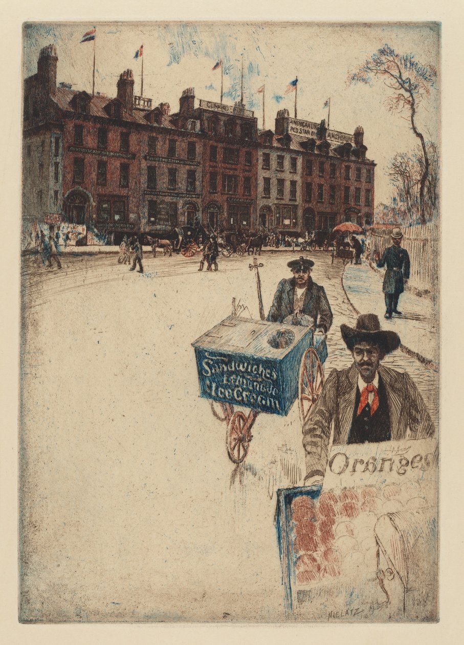 Kręgielnia, 1910. autorstwa Charles Frederick William Mielatz