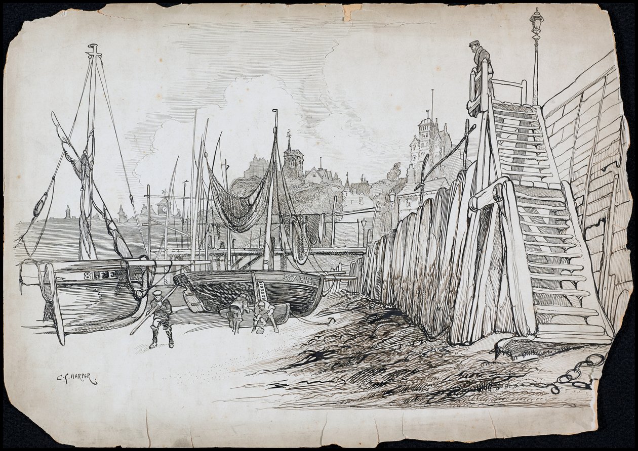 Folkestone, Kent, 1892-1933 autorstwa Charles George Harper