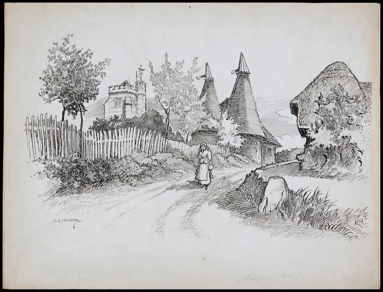 Newington, Kent, 1892-1933 autorstwa Charles George Harper