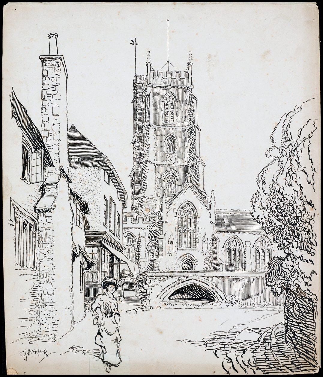 Priory Church of St George, Dunster, Somerset, 1892-1933 autorstwa Charles George Harper