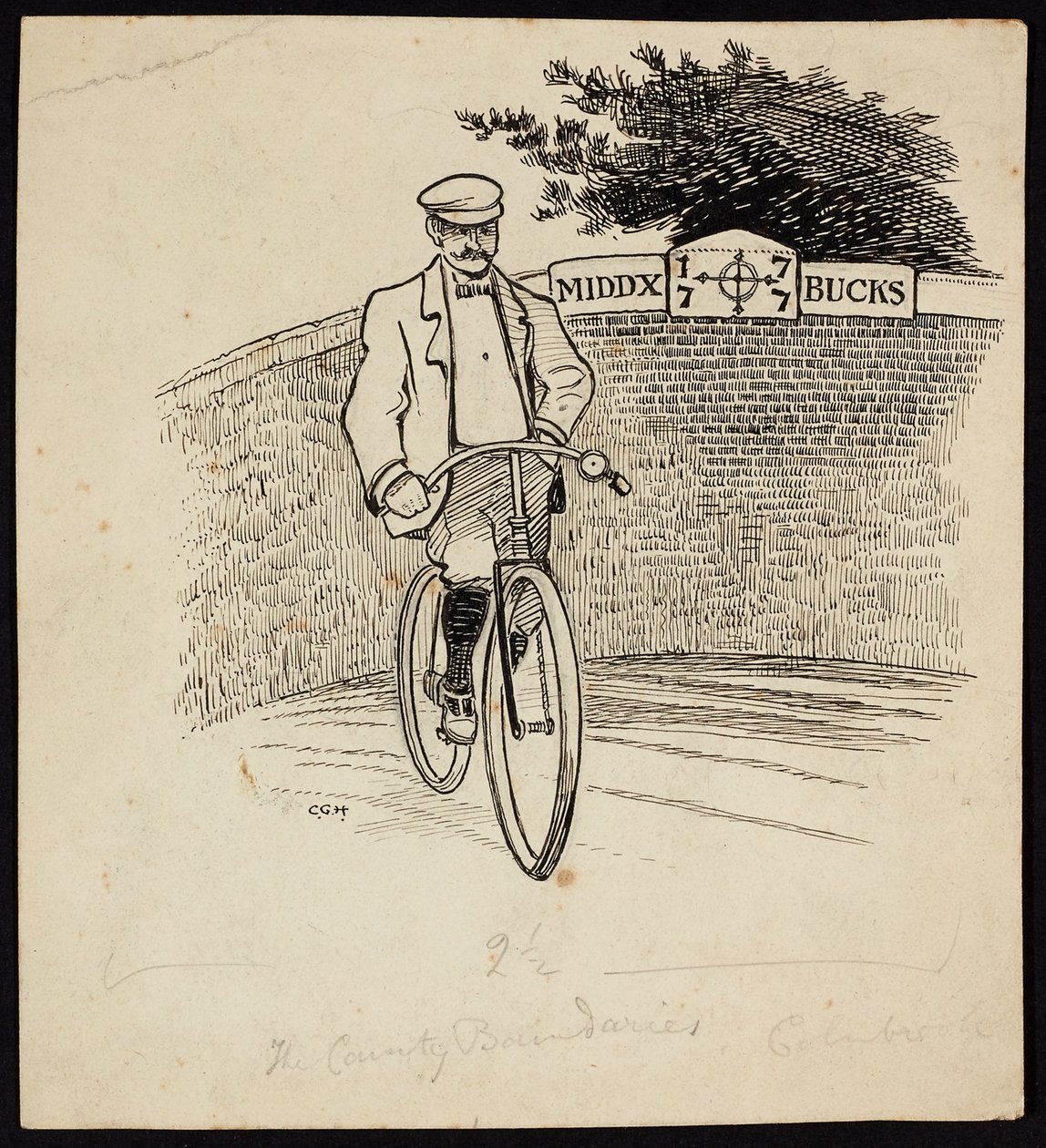 Linia Powiatowa, 1892-1933 autorstwa Charles George Harper
