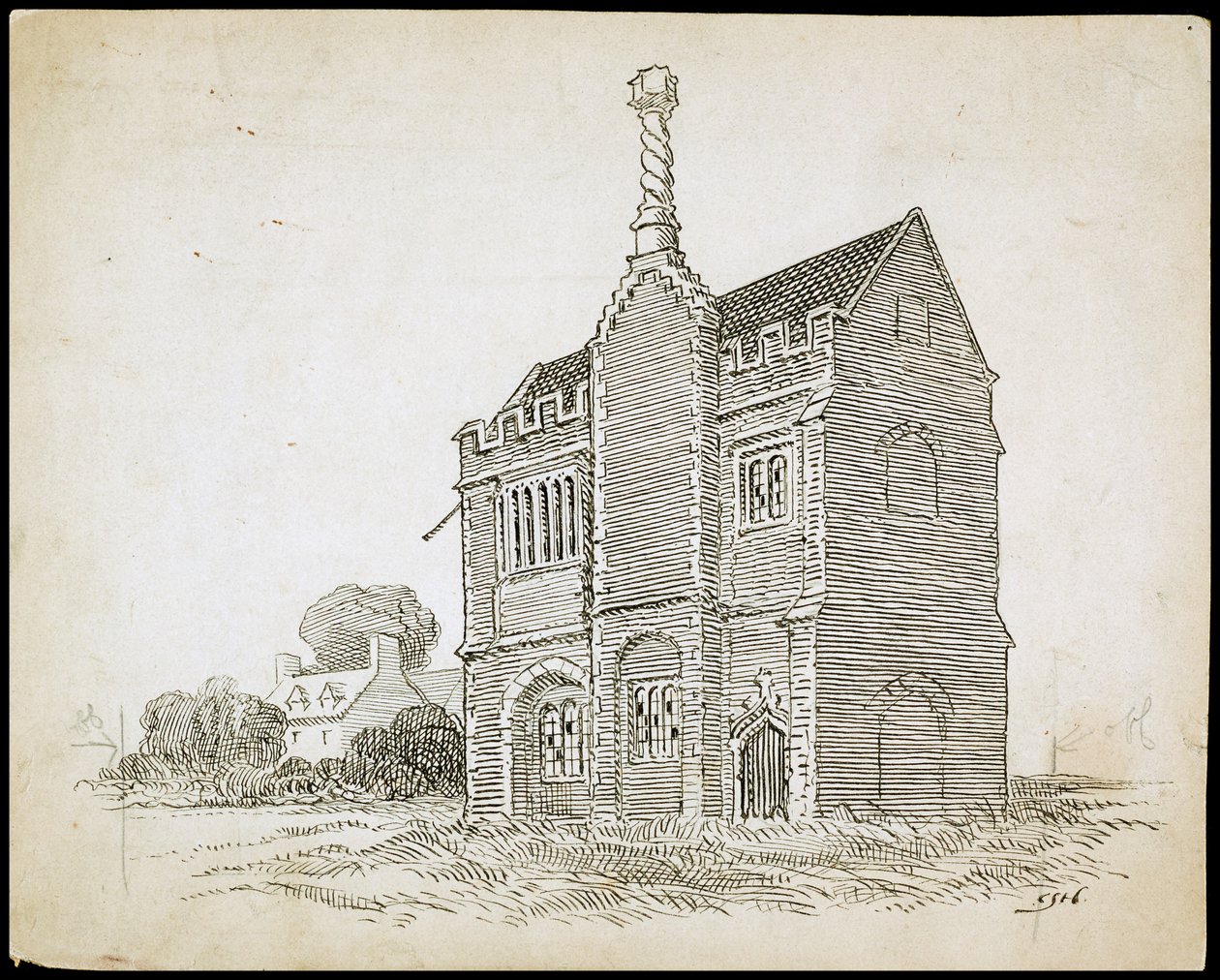 Warden Abbey, Old Warden, Central Bedfordshire autorstwa Charles George Harper