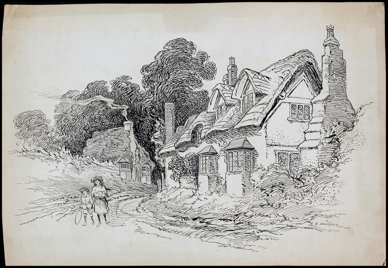 Welford-on-Avon, Warwickshire autorstwa Charles George Harper