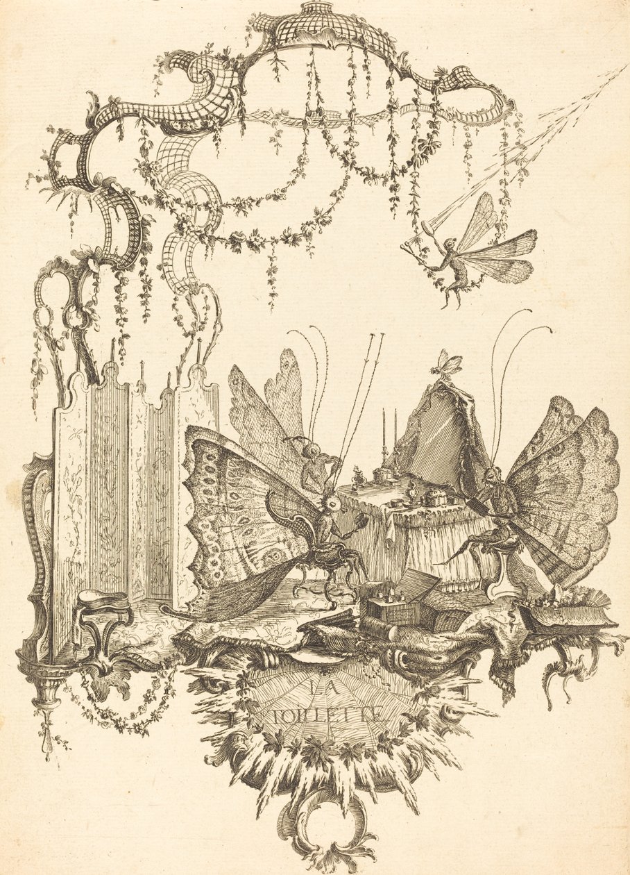 Toaleta autorstwa Charles Germain de Saint Aubin