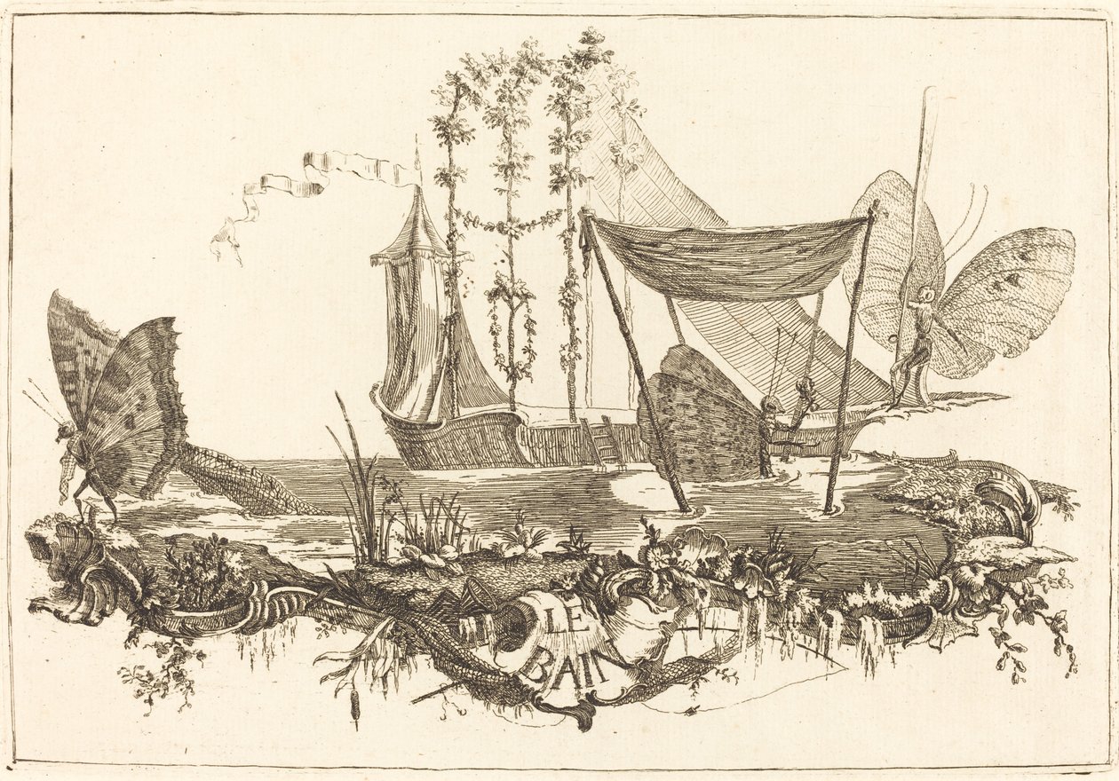 Łazienka autorstwa Charles Germain de Saint Aubin
