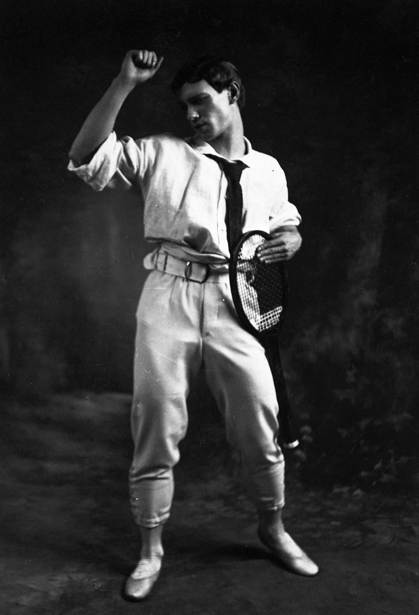 Wacław Niżyński w „Balet Jeux” Claude
