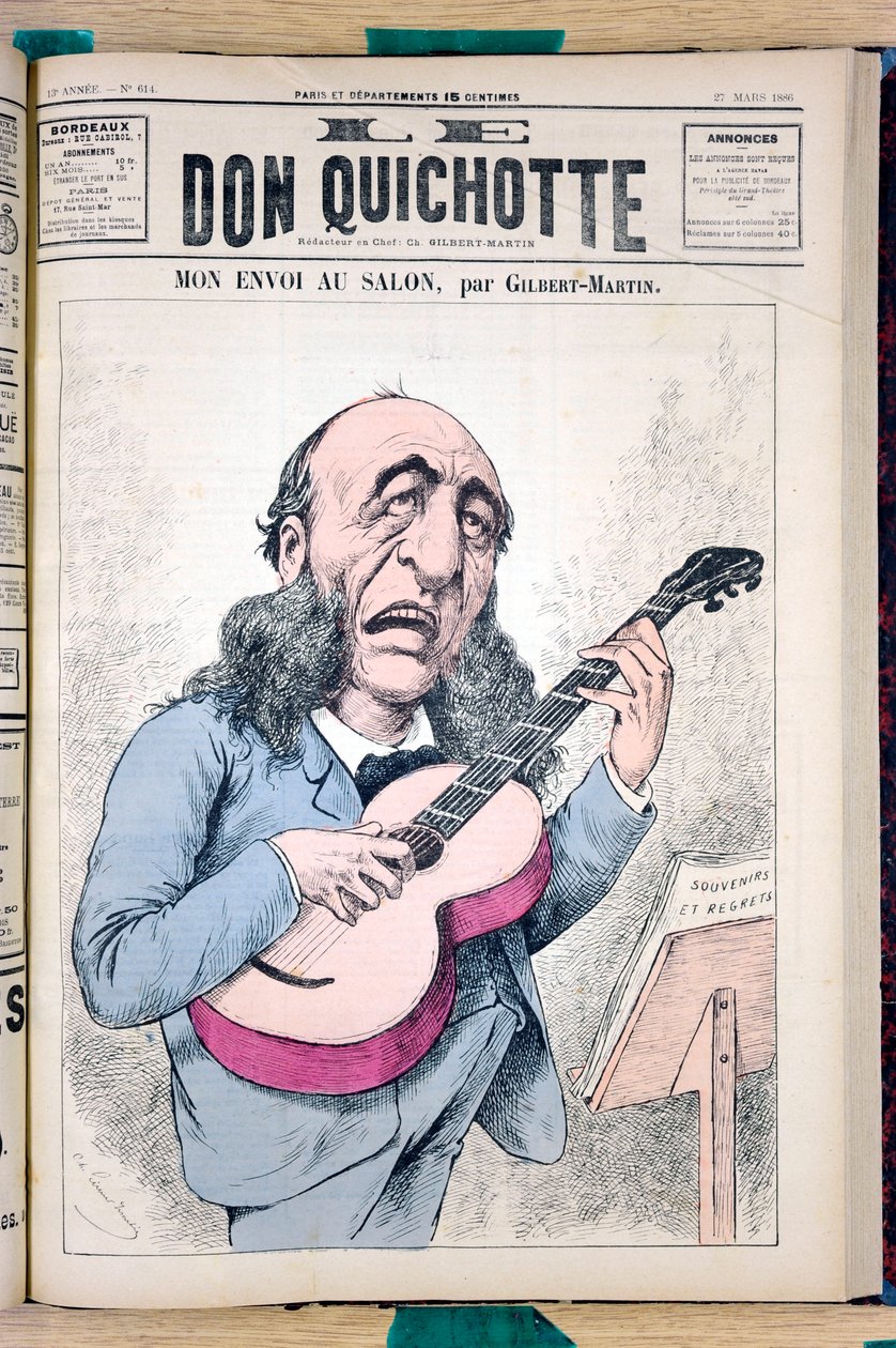 Okładka „”Le Don Kichot”, numer 614, Satyryczna w kolorach autorstwa Charles Gilbert Martin