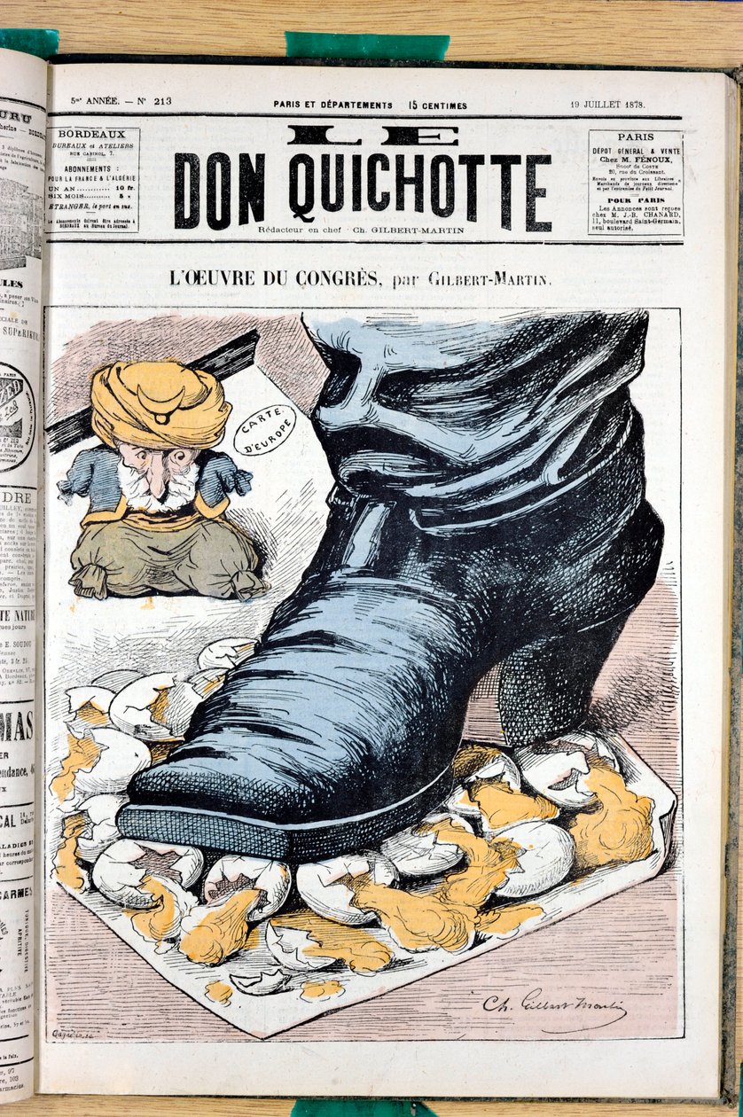 Okładka „Le Don Kichota”, numer 213, kolor satyryczny autorstwa Charles Gilbert Martin