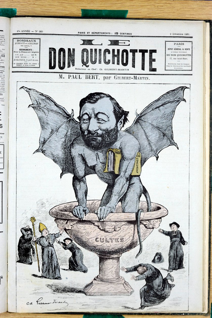 Okładka „Le Don Kichota”, numer 389, Kolor satyryczny autorstwa Charles Gilbert Martin