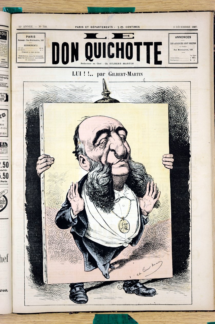 Okładka „”Le Don Kichot””, numer 702, Satyryczny w kolorze autorstwa Charles Gilbert Martin