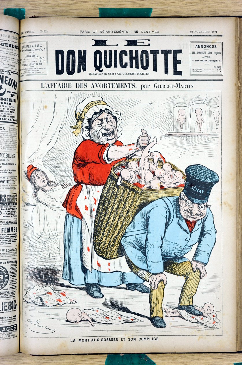 Okładka „”Le Don Kichot””, numer 908, Satyryczny w kolorze autorstwa Charles Gilbert Martin