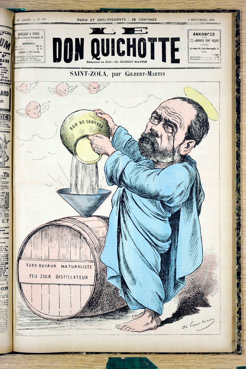 Okładka „Le Don Quixote”, numer 949, Satirique en Colors autorstwa Charles Gilbert Martin