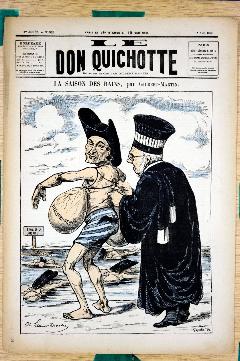 Okładka „Don Kichota”, numer 321, Satyryczne i kolory autorstwa Charles Gilbert Martin