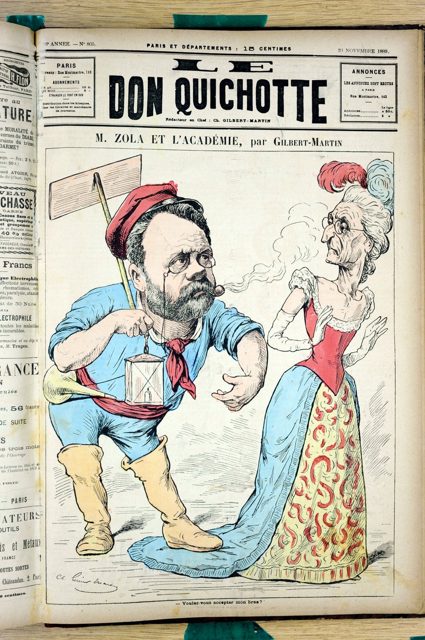 Okładka „Don Kichota”, numer 804, Satyryczny w kolorach autorstwa Charles Gilbert Martin
