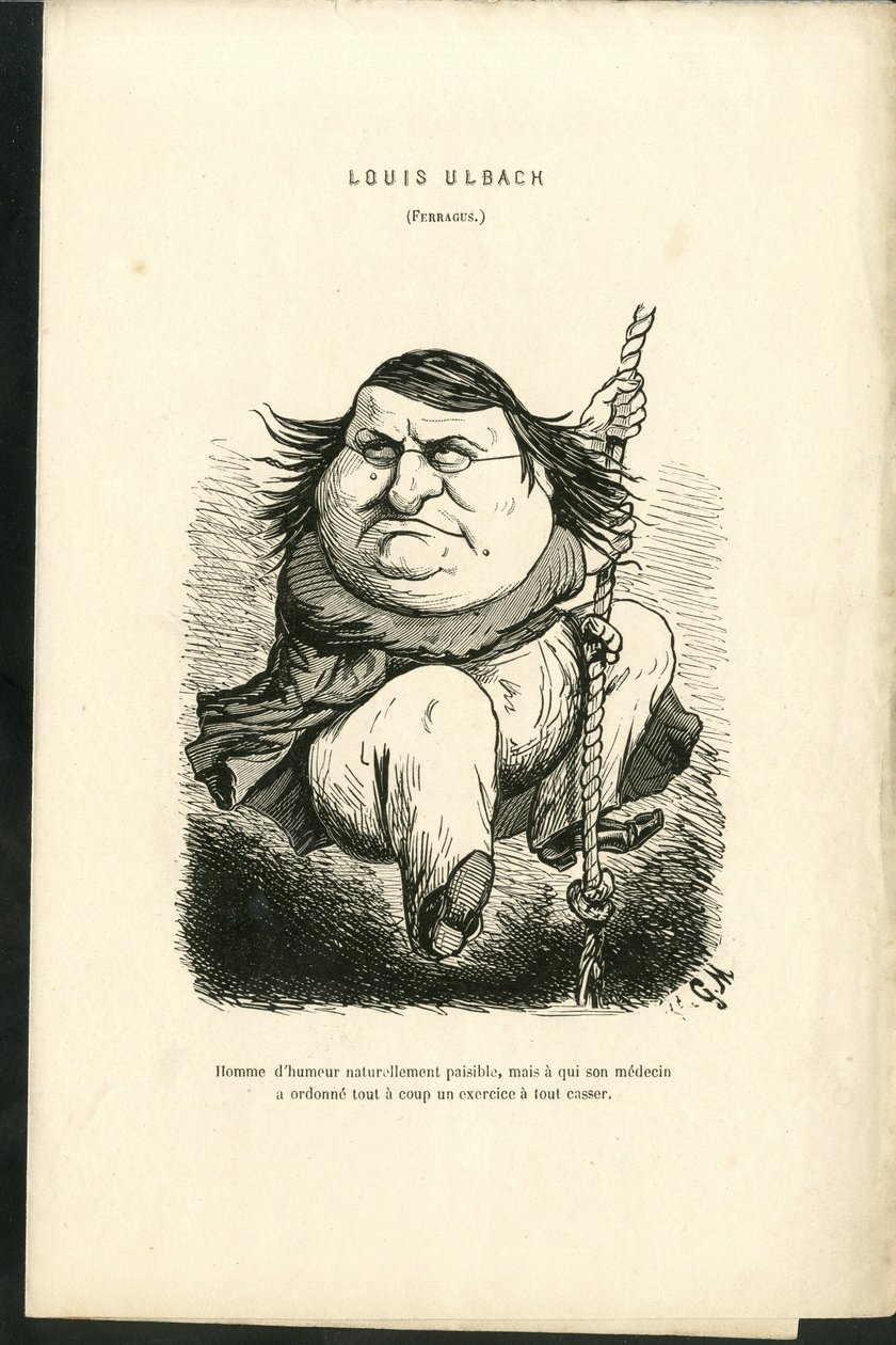 Ilustracja Charlesa Gilberta-Martina (1839-1905) w „” Współczesnych Grymasach”” autorstwa Charles Gilbert Martin