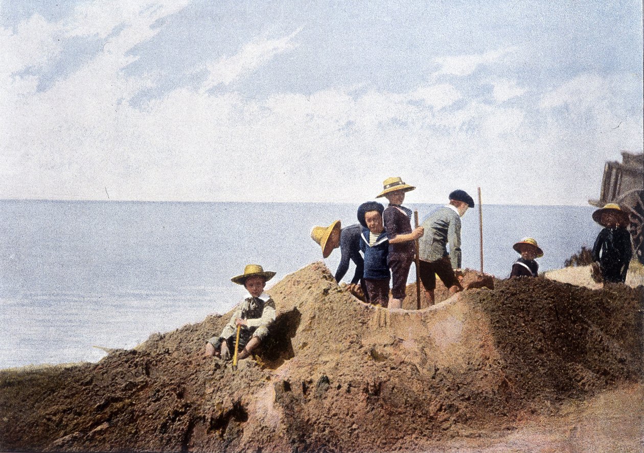 Efemeryczna fortyfikacja. Grawerowanie Gillota, ok. 1900 r. autorstwa Charles Gillot