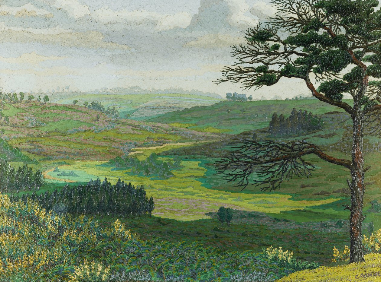Godshill, Nowy Las autorstwa Charles Ginner