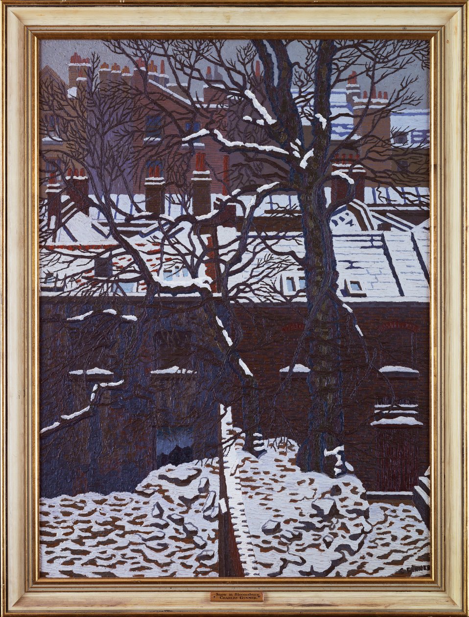 Śnieg w Bloomsbury autorstwa Charles Ginner