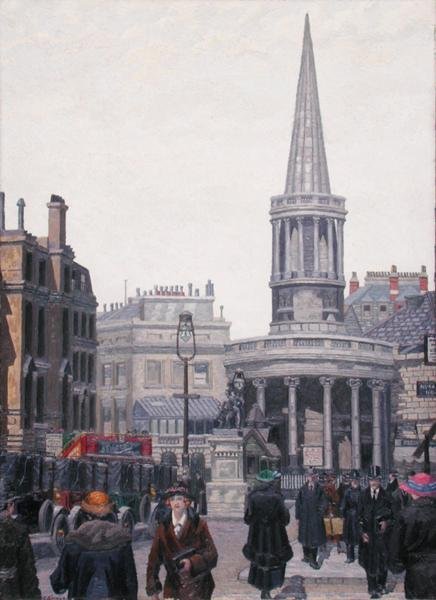 Kościół Wszystkich Dusz, Langham Place, Londyn autorstwa Charles Ginner