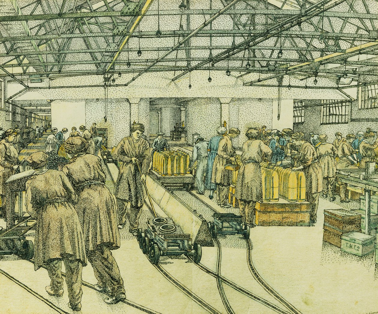 Fabryka Napełniania, Hereford autorstwa Charles Ginner