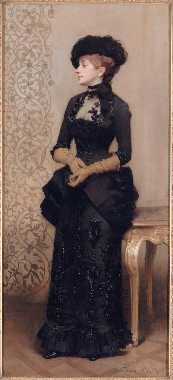 Francuski: Femme aux gants, znana jako La Parisienne autorstwa Charles Giron