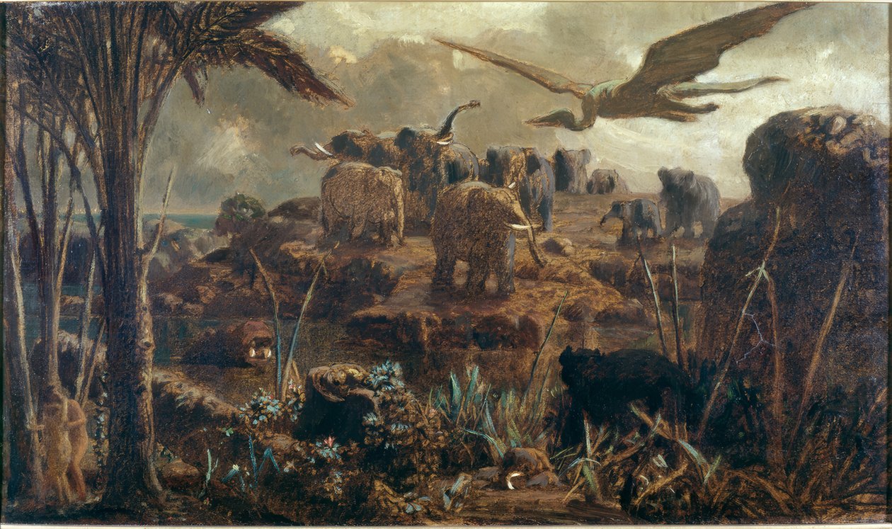 Słonie autorstwa Charles Gleyre