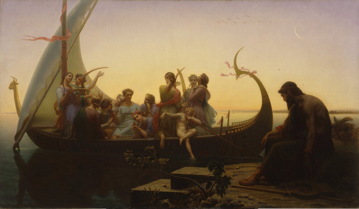 Zaginione iluzje, 1865-67 autorstwa Charles Gleyre