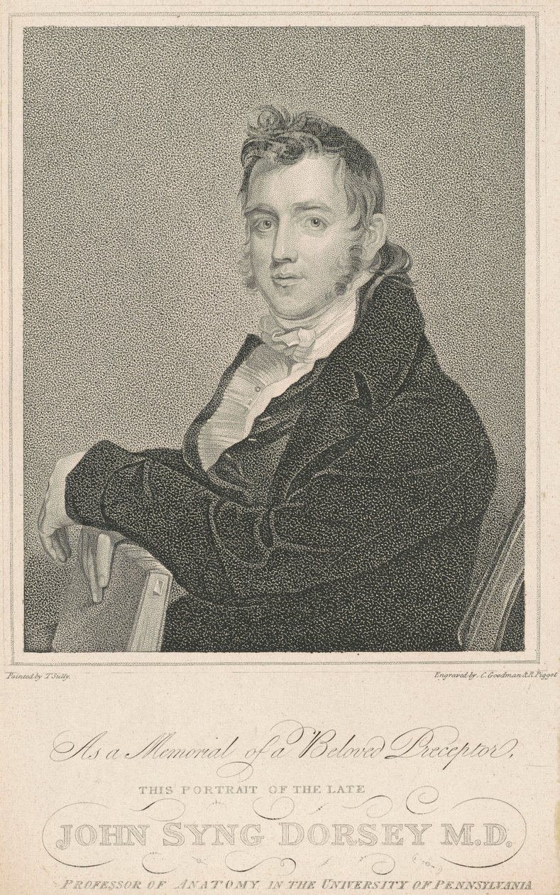 John Syng Dorsey, lek. autorstwa Charles Goodman and Robert Piggot, after Thomas Sully