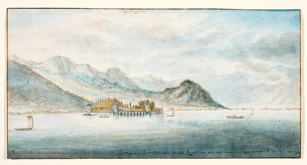Isola Bella na jeziorze Maggiore we Włoszech autorstwa Charles Gore
