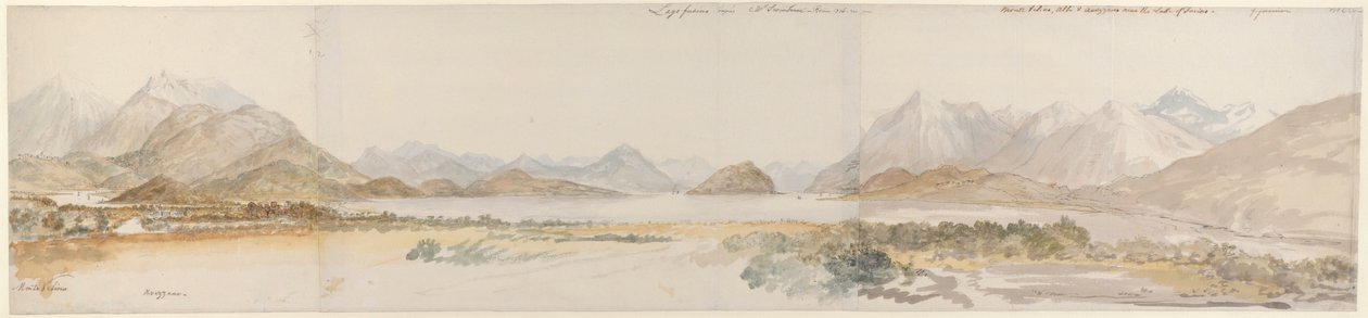 Jezioro Fucino autorstwa Charles Gore