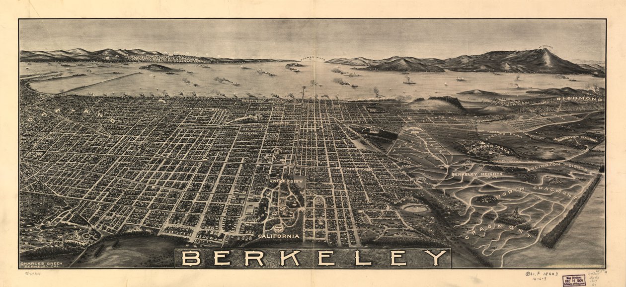 Berkeley. LOC 75693088 autorstwa Charles Green