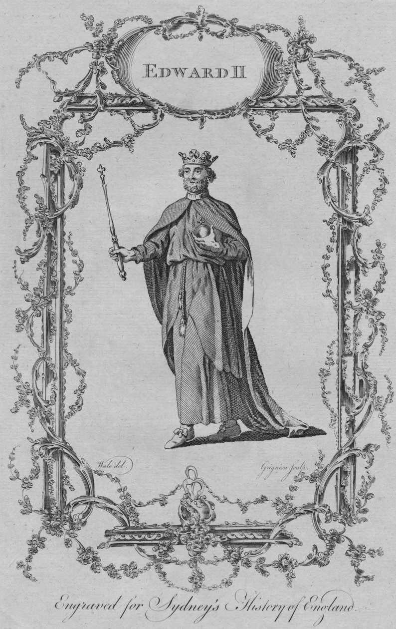 Edwarda II, 1773. autorstwa Charles Grignion