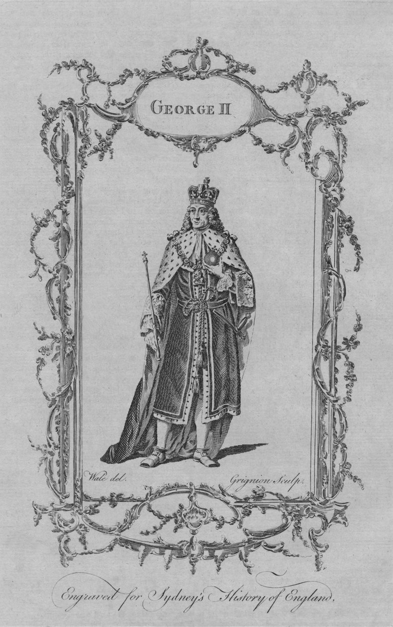 Jerzego II, 1773. autorstwa Charles Grignion