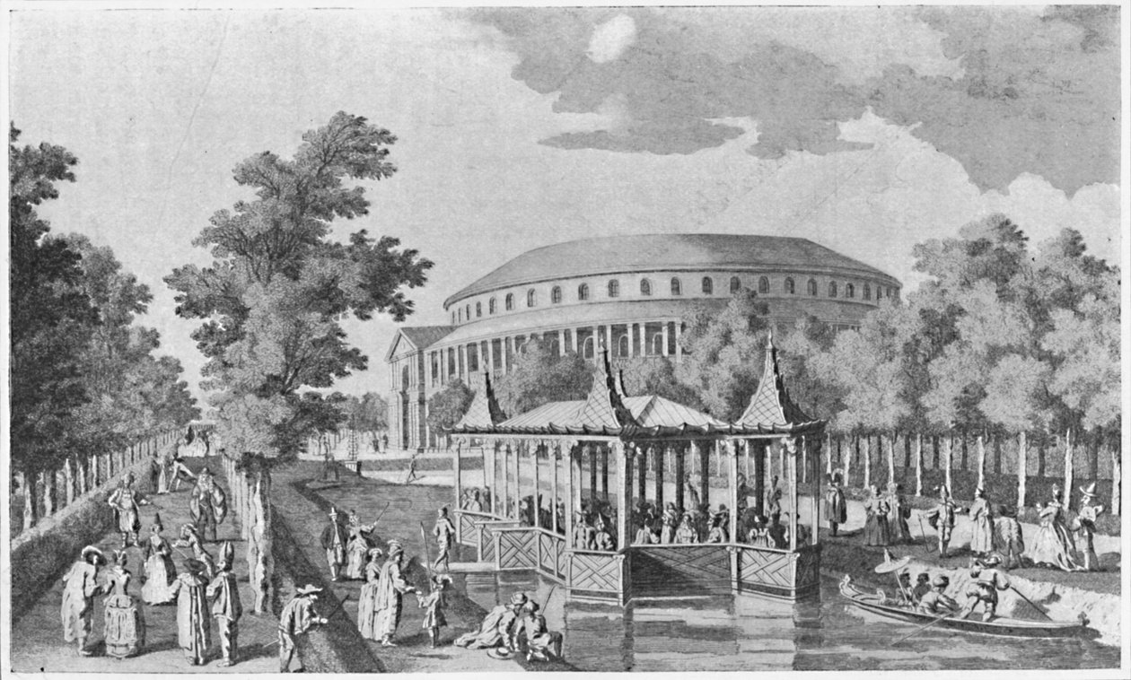 Ranelagh w 1752, po Canaletti, c1750, 1904 autorstwa Charles Grignion