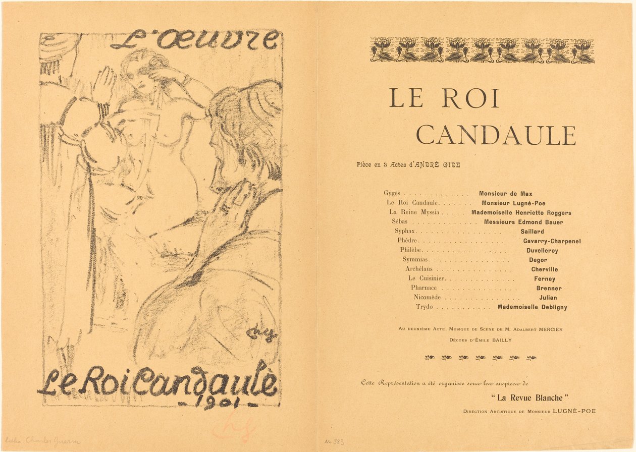 Król Candaule autorstwa Charles Guerin