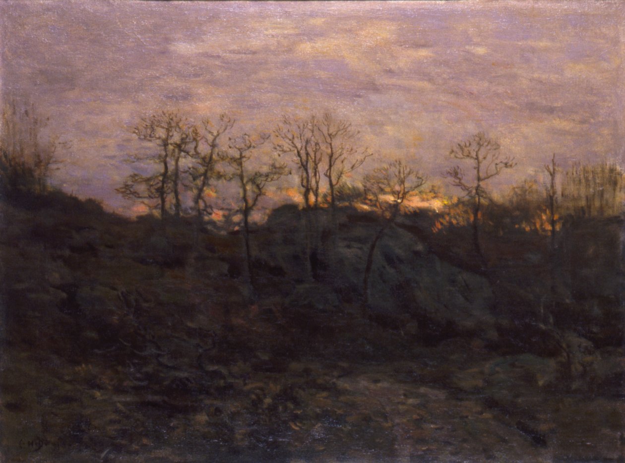 Krawędź lasu, Zmierzch autorstwa Charles H. Davis