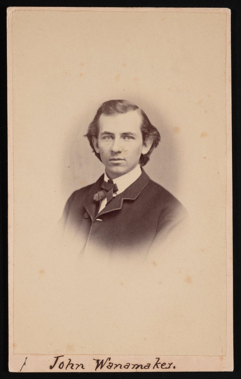 Portret Johna Wanamakera 1838-1922, w latach 1864-1866. autorstwa Charles H Spieler