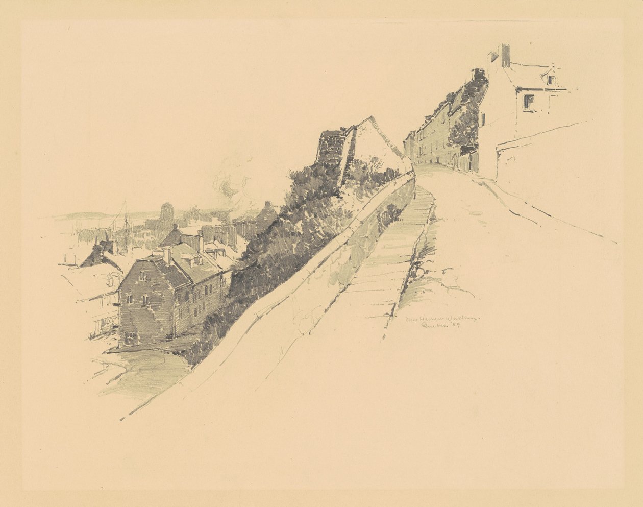W pobliżu Bramy Nadziei, Quebec autorstwa Charles H. Woodbury