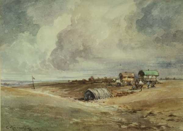 Cyganie Kemping autorstwa Charles Harrington