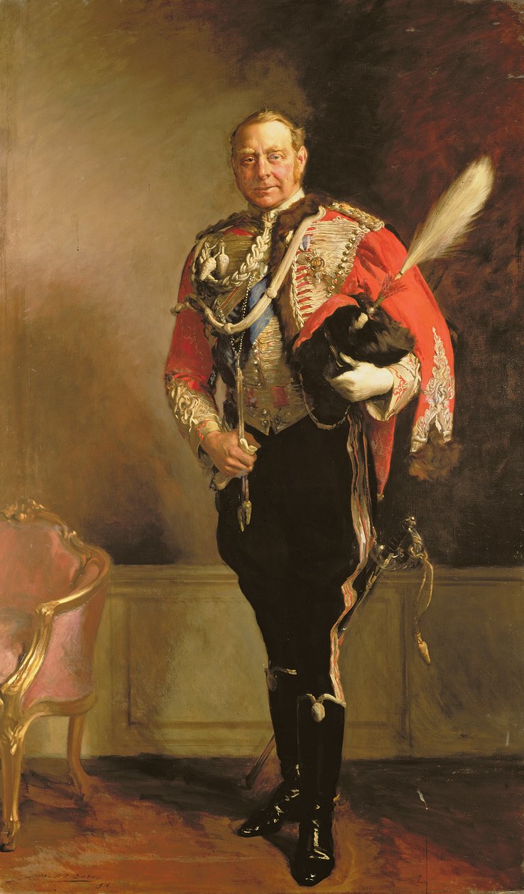 Portret Hugh Cecila Lowthera, 5. hrabiego Lonsdale, 1916 autorstwa Charles Haslewood Shannon