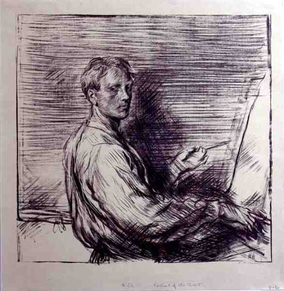 Portret artysty autorstwa Charles Haslewood Shannon