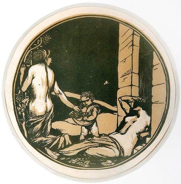 Zbiory winogron autorstwa Charles Haslewood Shannon