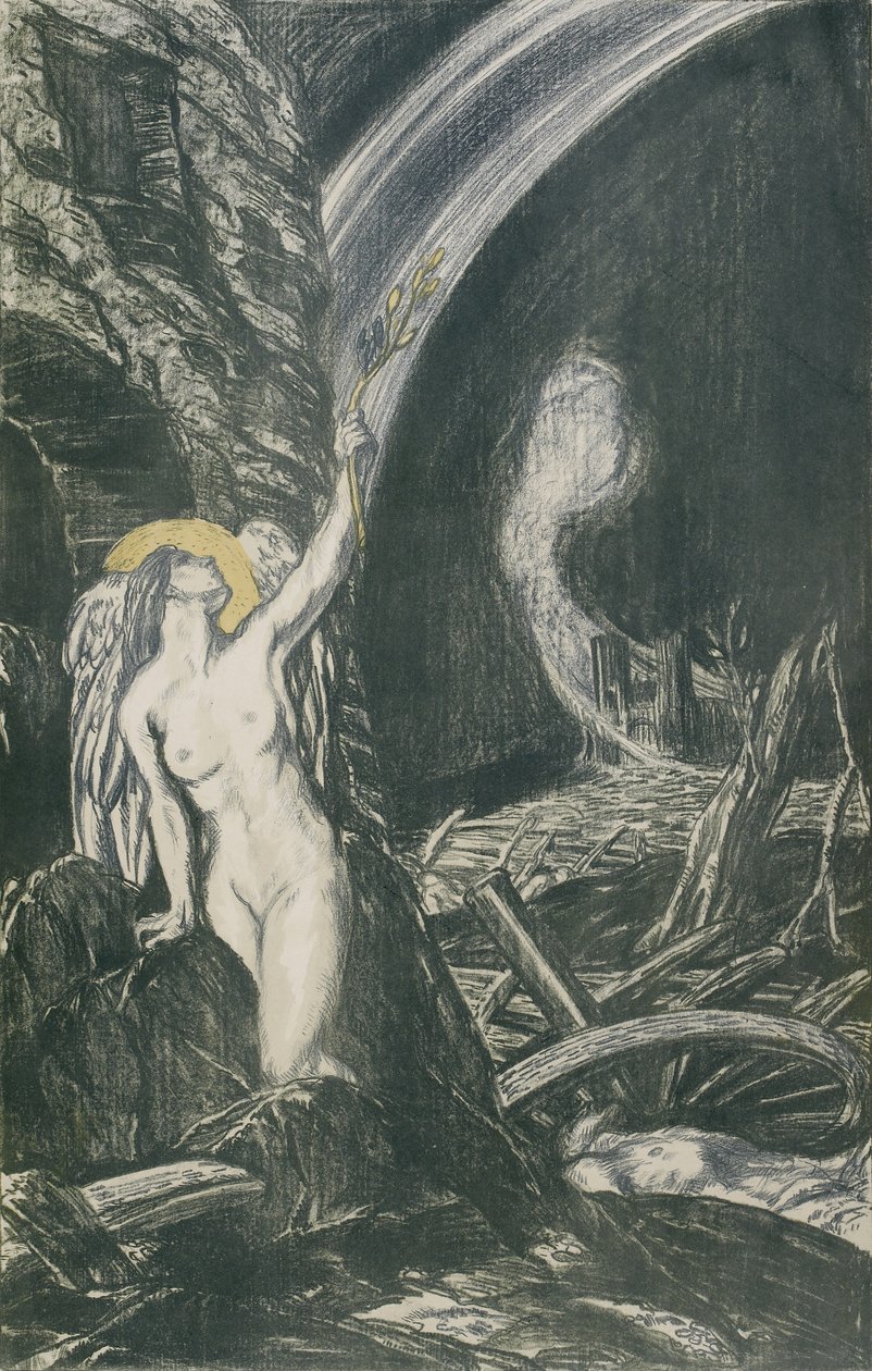 Odrodzenie Sztuki, 1917 (litografia) autorstwa Charles Haslewood Shannon