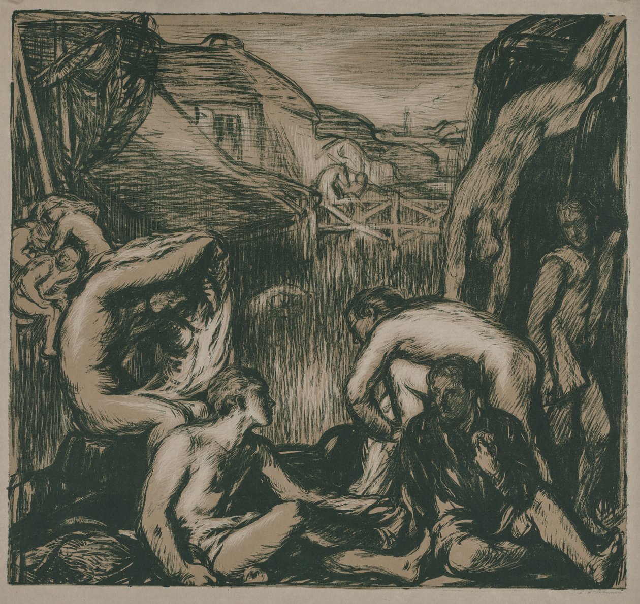 Staw Młyński autorstwa Charles Hasslewood Shannon